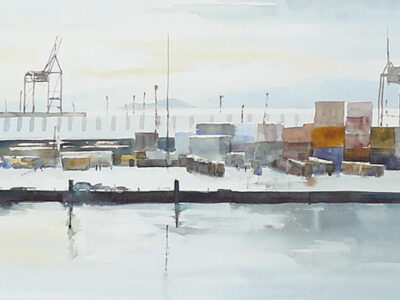 Wgton Wharf-aotearoa-artist-jan-thomson
