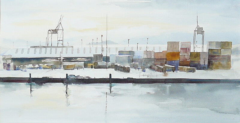 Wgton Wharf-aotearoa-artist-jan-thomson