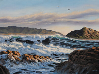 Seascape - Island Bay-sam-earp-aotearoa-artist
