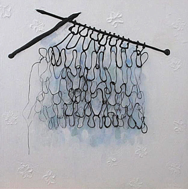 Nan couldnt knit-Dawn-brown-meehan-aotearoa-artist