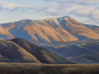 Lindis Sunset-aotearoa-artist-julia-sternkopf