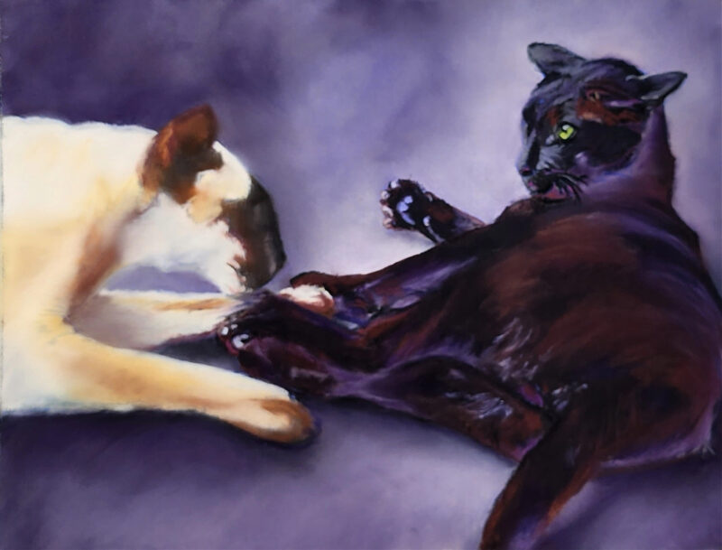 Sibling Rivalry-aotearoa-artist-rosemarie-murphy