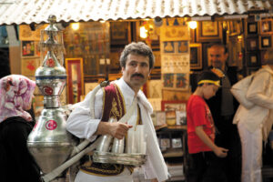 tea seller in Istanbul-john-botton-aotearoa-artist copy