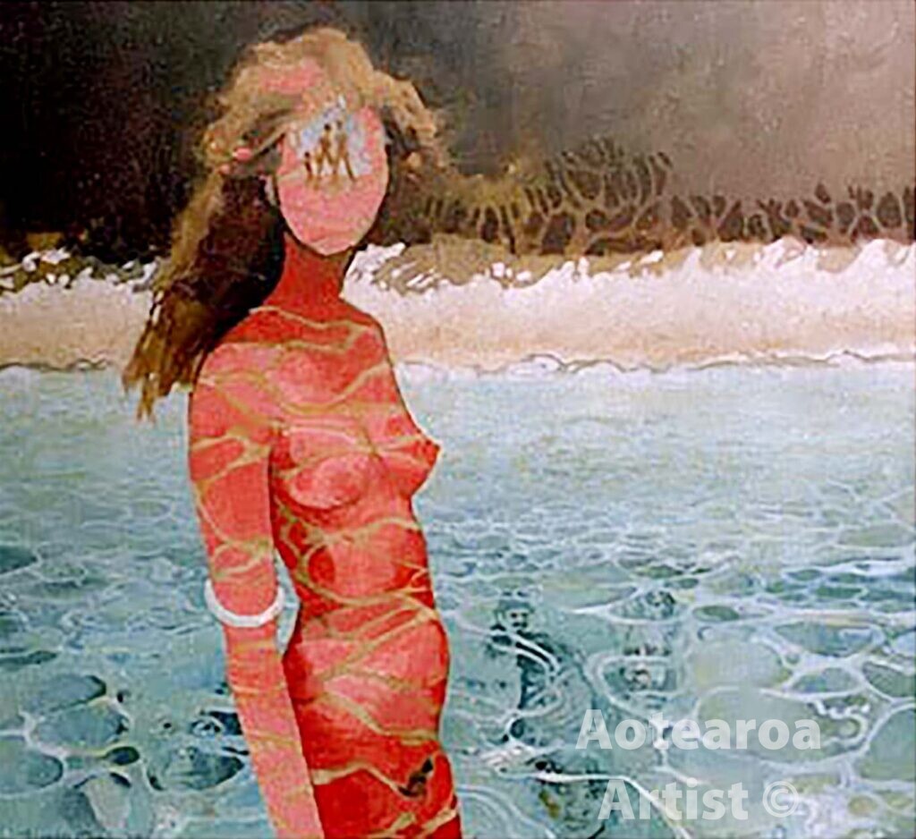 Who am I what am I where am I - Buckinghamshire UK Private Collection-dougie-chowns-aotearoa-artist