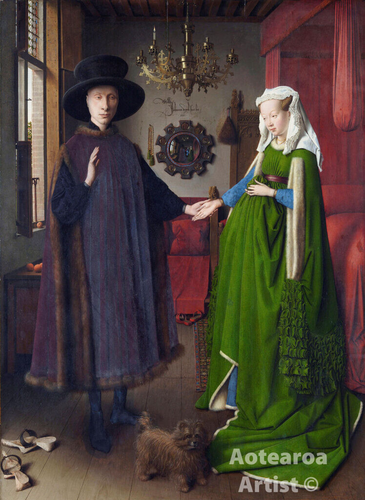 Van-Eyck-Arnolfini-Portrait-dougie-chowns-aotearoa-artist