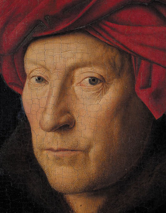 detail-portrait-of-a-Man-in-a-Turban-Jan-van-Eyck-dougie-chowns-aotearoa-artist
