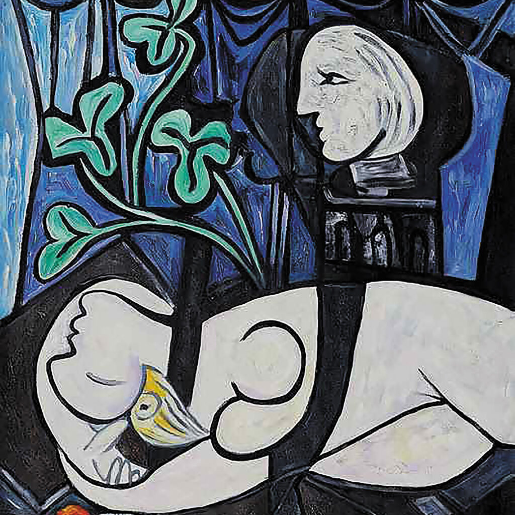 nude-green-leaves-and-bust-pablo-picasso-dougie-chowns-aotearoa-artist
