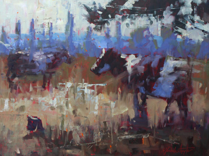 Cow Repose-nick-hayter-aotearoa-artist