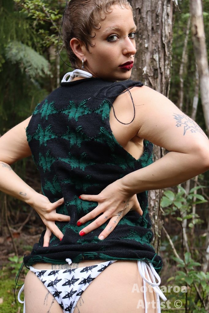 Forest Green Angel-patricia-fung-aotearoa-artist