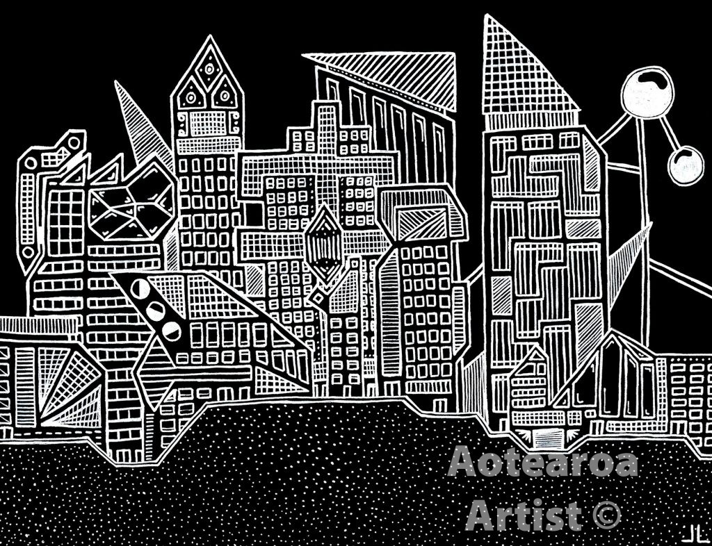 Gemstone Building-jay-ell-aotearoa-artist