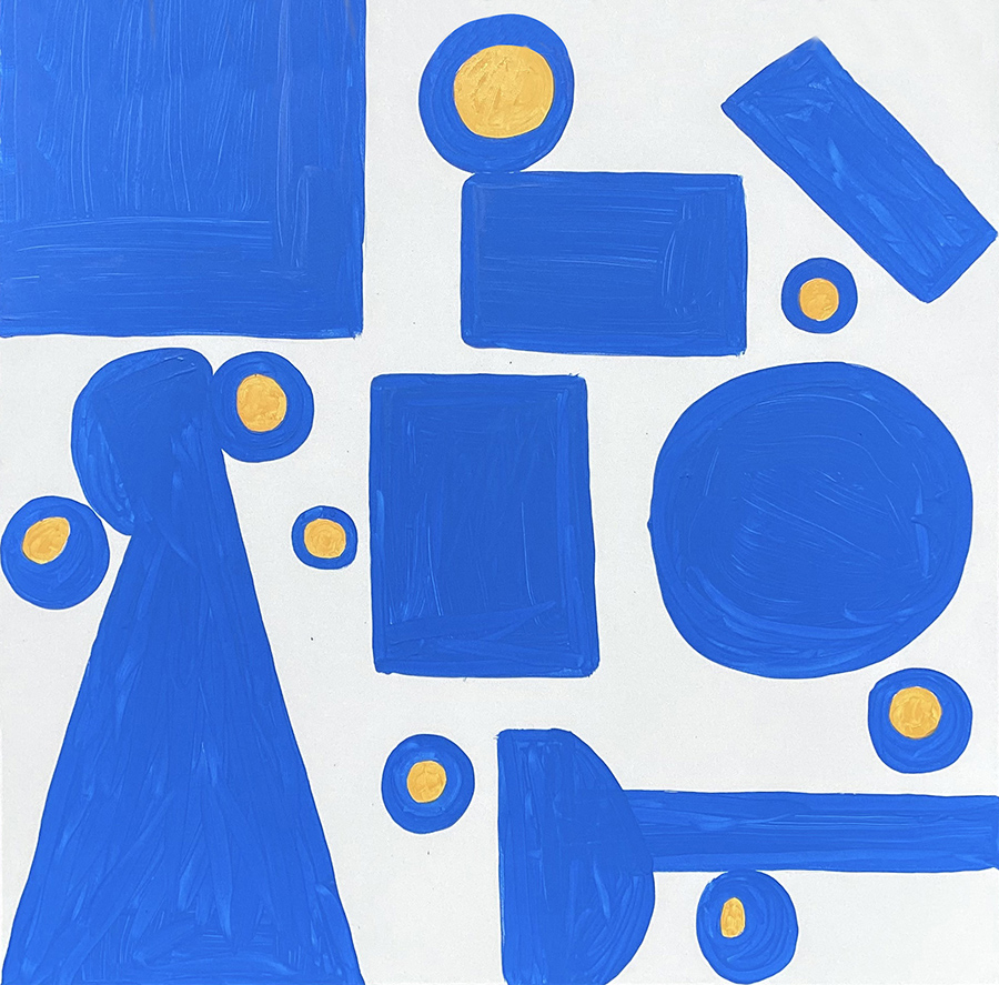 orange-and-blue-abstract-john-dumergue-aotearoa-artist