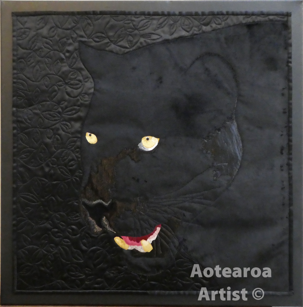 Black Panther-mary-jane-sneyd-aotearoa-artist